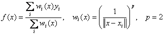 surpac inverse distance squared block